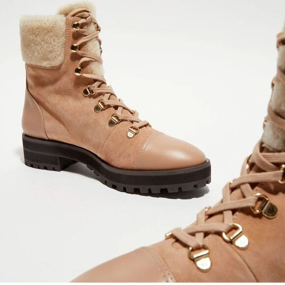 Stuart Weitzman Alpine Cozy Combat Boot - Picture 2 of 9